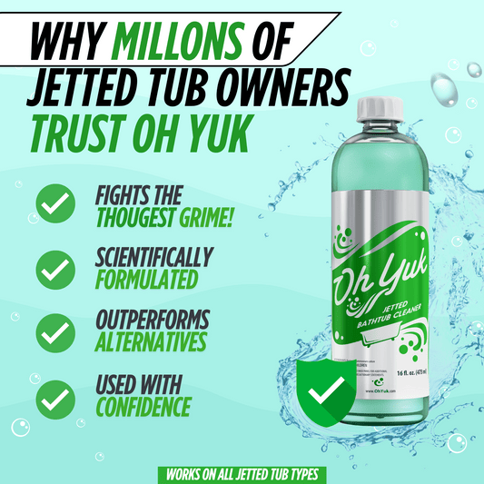 Oh Yuk Jetted Tub Cleaner for Jacuzzis, Bathtubs, Whirlpools - 1 Gallon