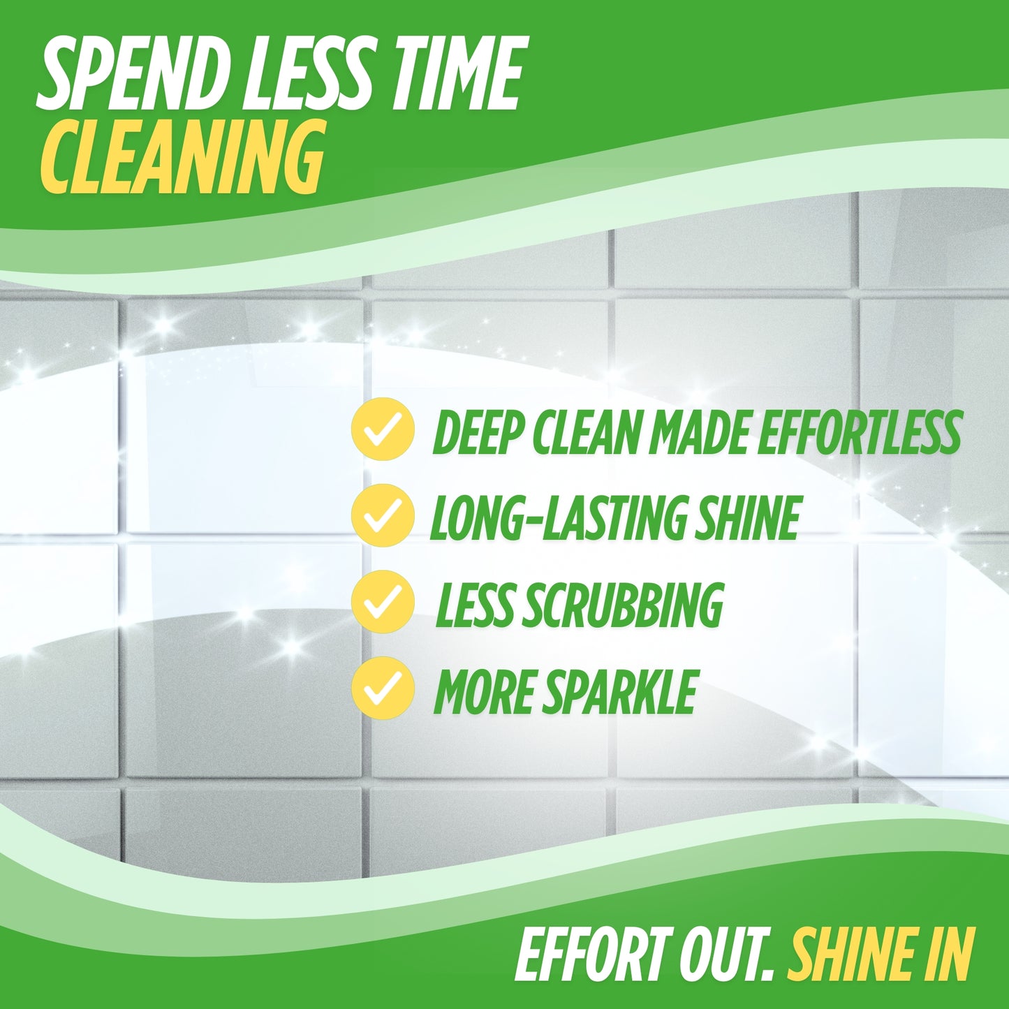 Tub & Tile Cleaner + 4X Refill – Combo with Concentrate Bottle