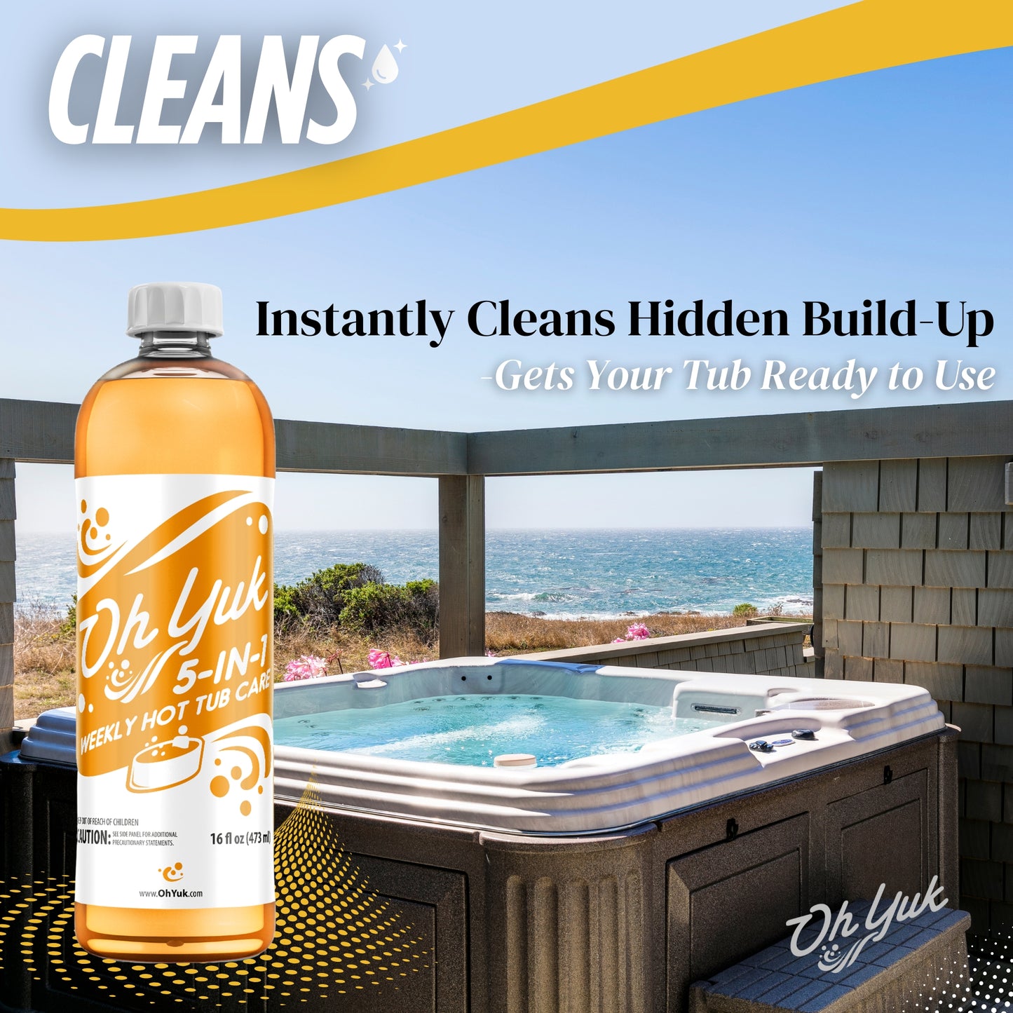 NEW! 5-in-1 Weekly Hot Tub Care - All-in-One Spa Maintenance