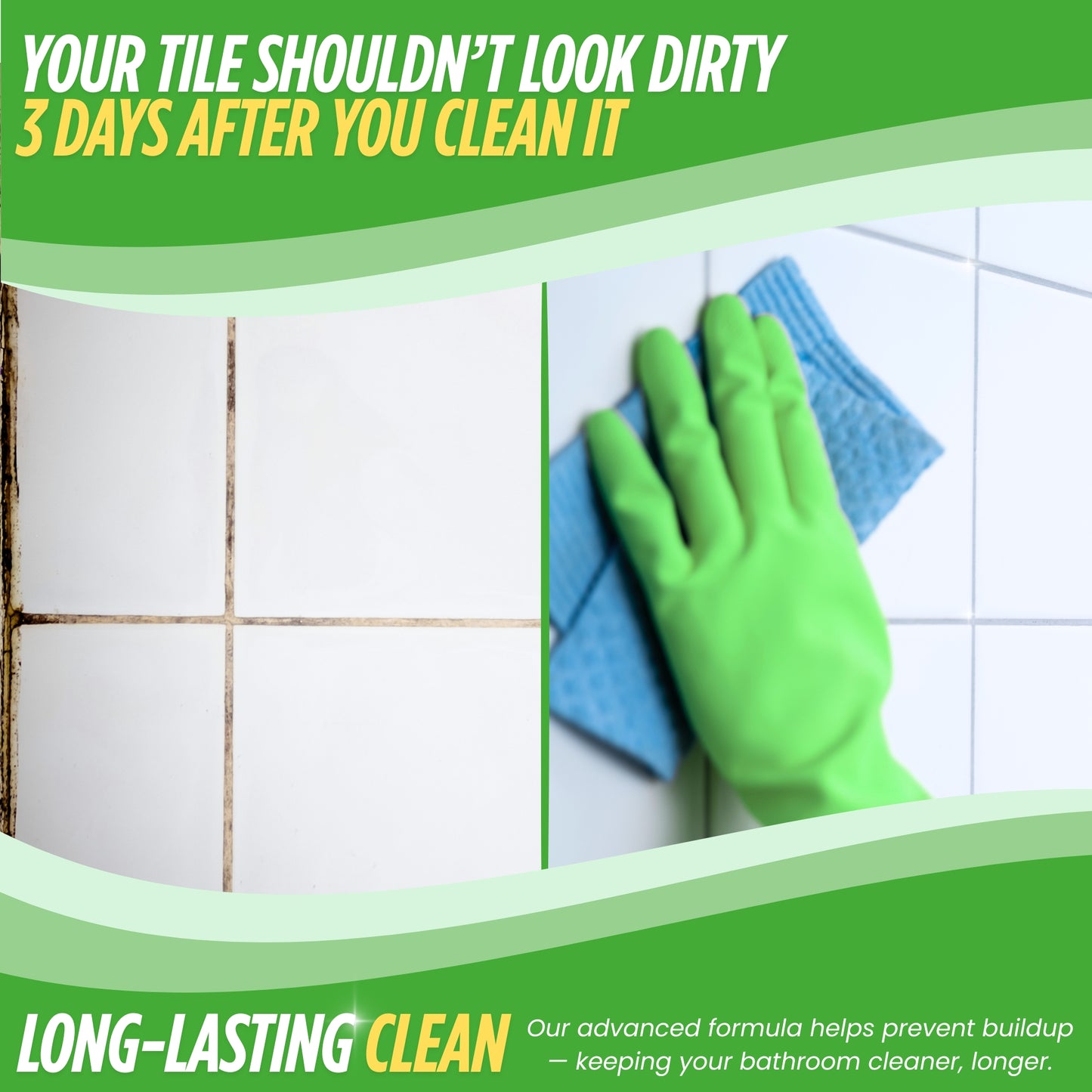 Tub & Tile Cleaner + 4X Refill – Combo with Concentrate Bottle