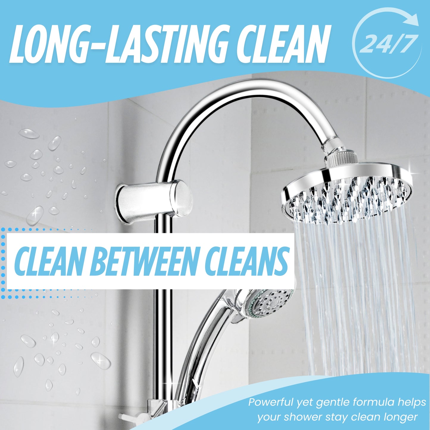Daily Shower Cleaner + 10X Refill – Combo with Concentrate Bottle