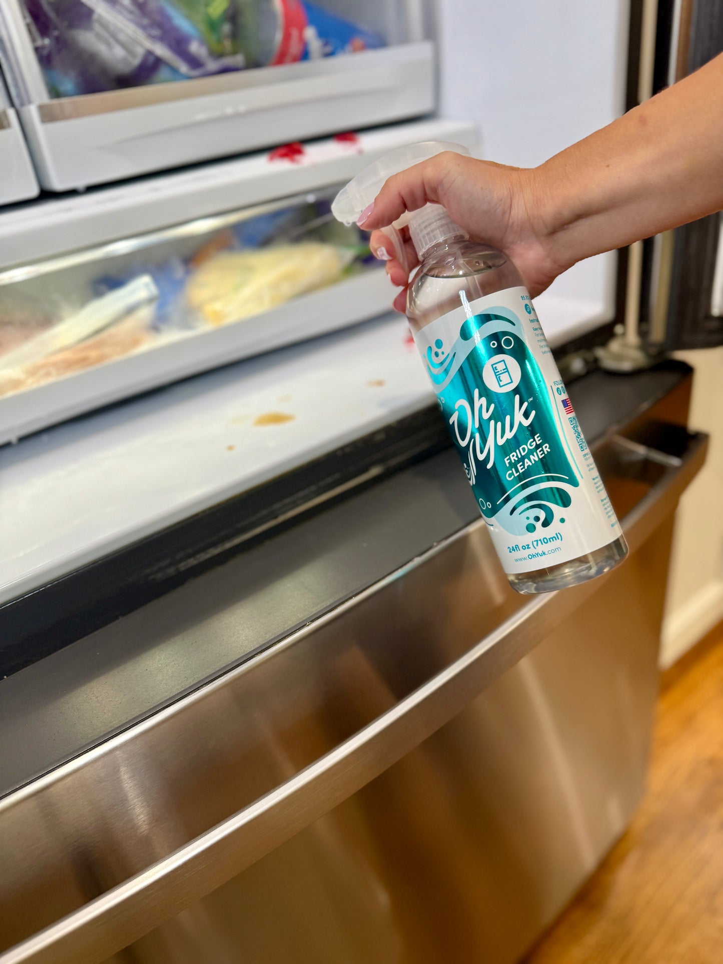 Fridge Cleaner + 4X Refill – Combo with Concentrate Bottle