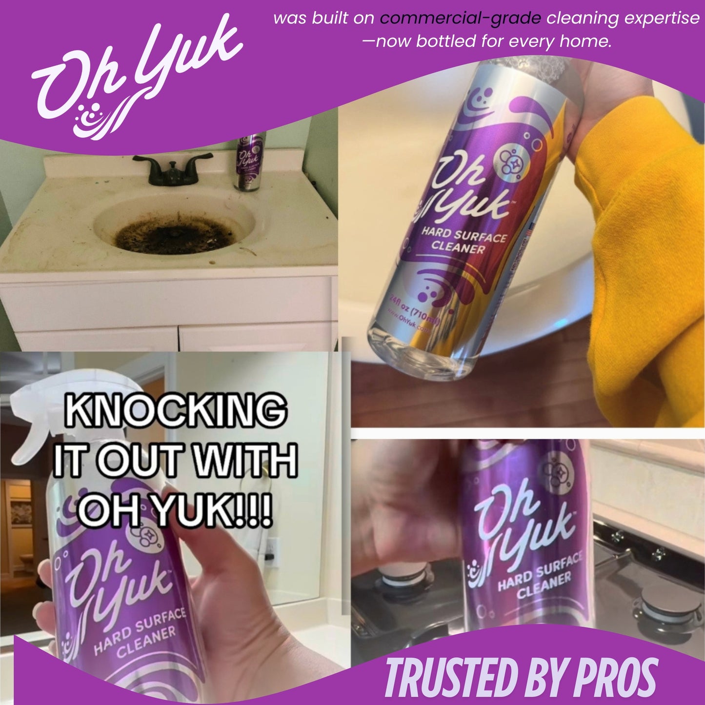 All-Purpose Cleaner + 4X Refill – Combo with Concentrate Bottle