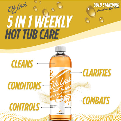 5-in-1 Weekly Hot Tub Care - All-in-One Spa Maintenance