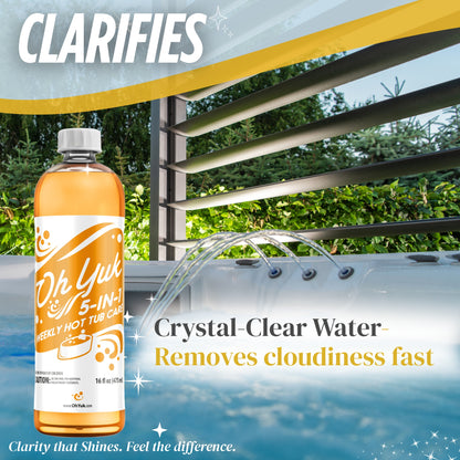 5-in-1 Weekly Hot Tub Care - All-in-One Spa Maintenance