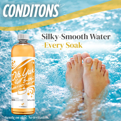 5-in-1 Weekly Hot Tub Care - All-in-One Spa Maintenance