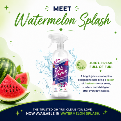 Probiotic car seat cleaner safe for fabric, padding