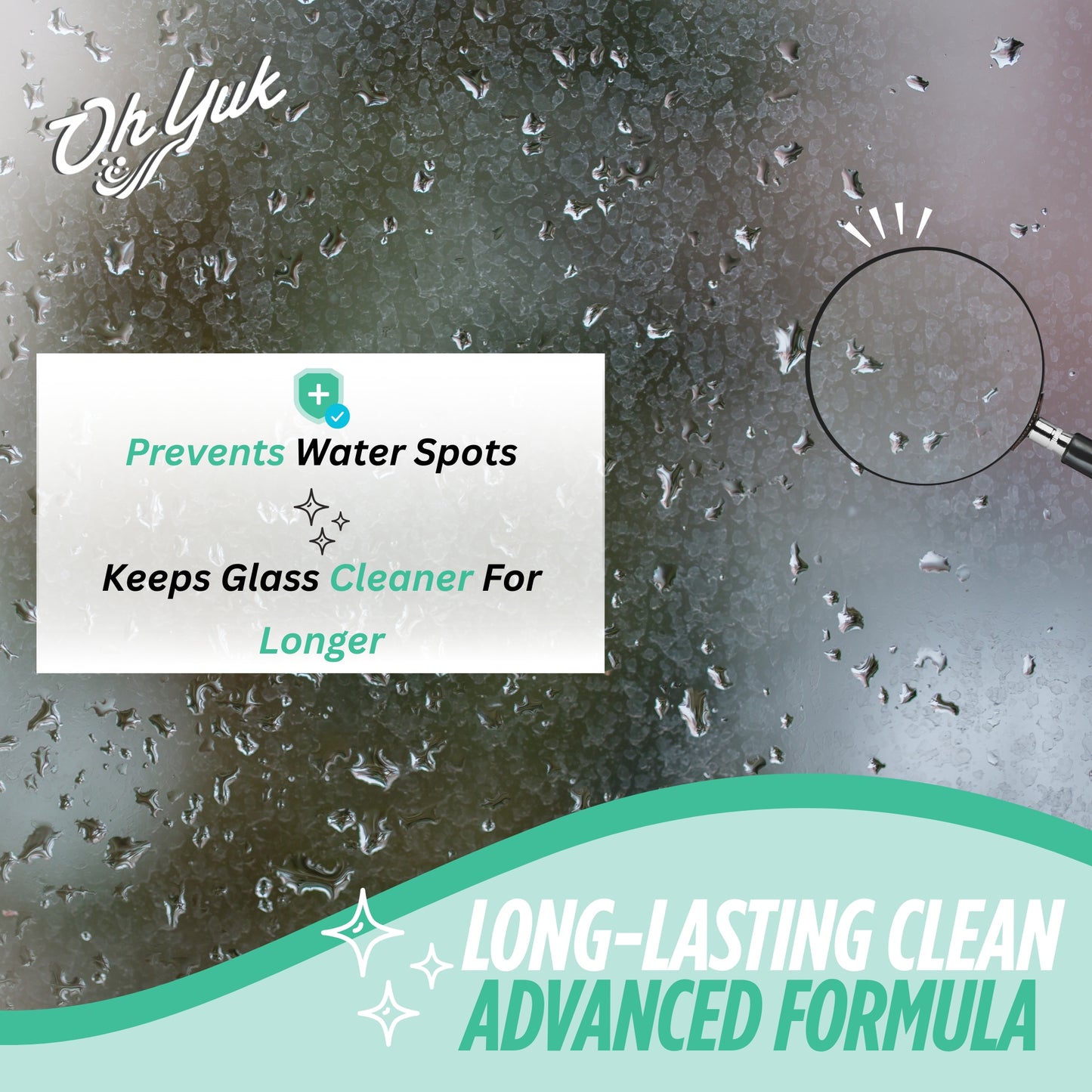 Glass Cleaner + 4X Refill – Combo with Concentrate Bottle