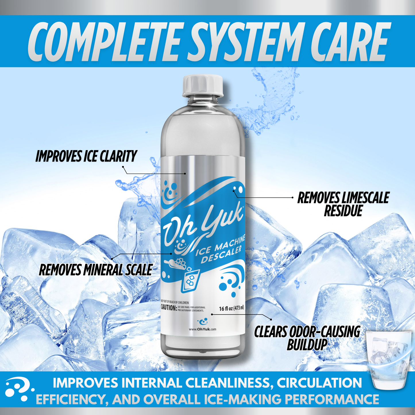 Oh Yuk Ice Machine Cleaner/Descaler