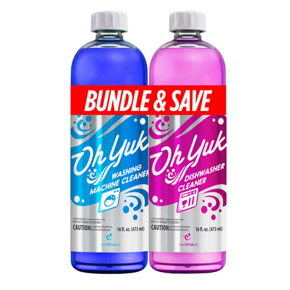 Washing Machine Cleaner and Dishwasher Cleaner Combo Pack