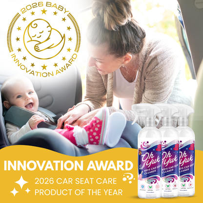 Oh Yuk Kids Car Seat Cleaner Spray – Probiotic Stain & Odor Remover – 27 fl oz