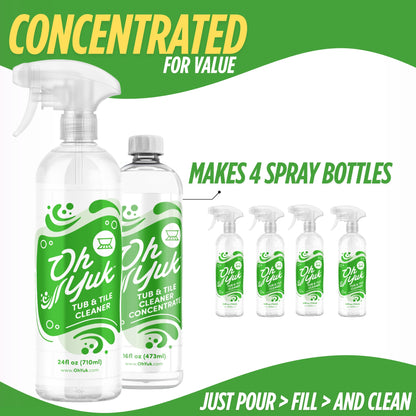 Tub & Tile Cleaner + 4X Refill – Combo